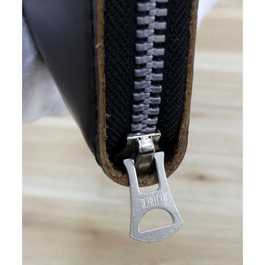 Schott N.Y.C（ショット） Schott ONE STAR ZIP WALLET 本革長財布