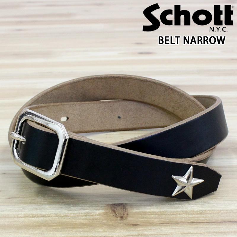 Schott N.Y.C（ショット） Schott PERFECT BELT NARROW パーフェクト