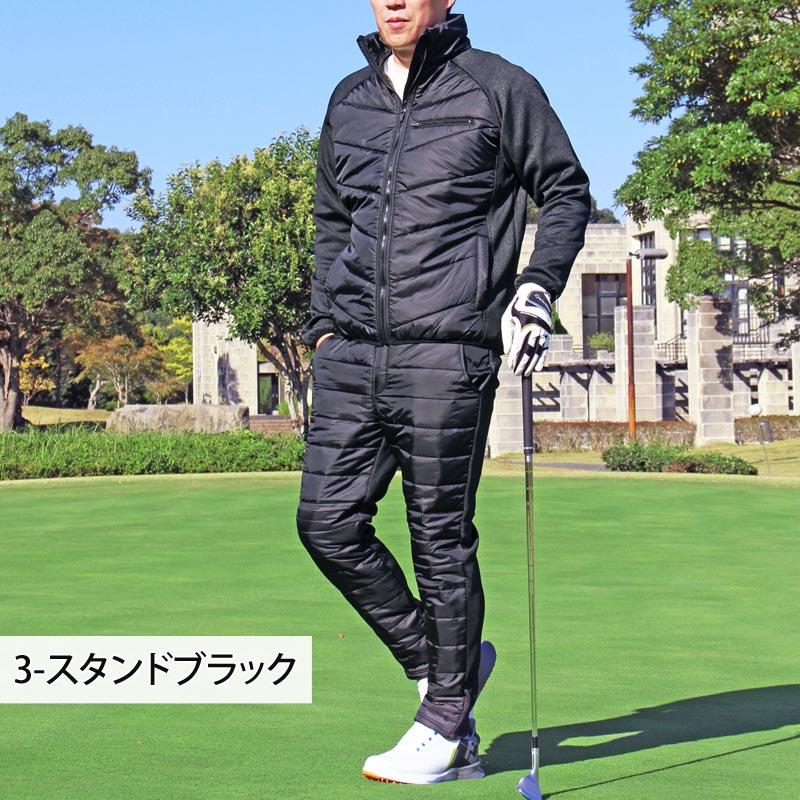 セール #FR2 GOLF フリース ジャケット パンツ セットアップ ゴルフ セットアップ ゴルフウェア メンズ 上下セット 中綿 暖か裏起毛