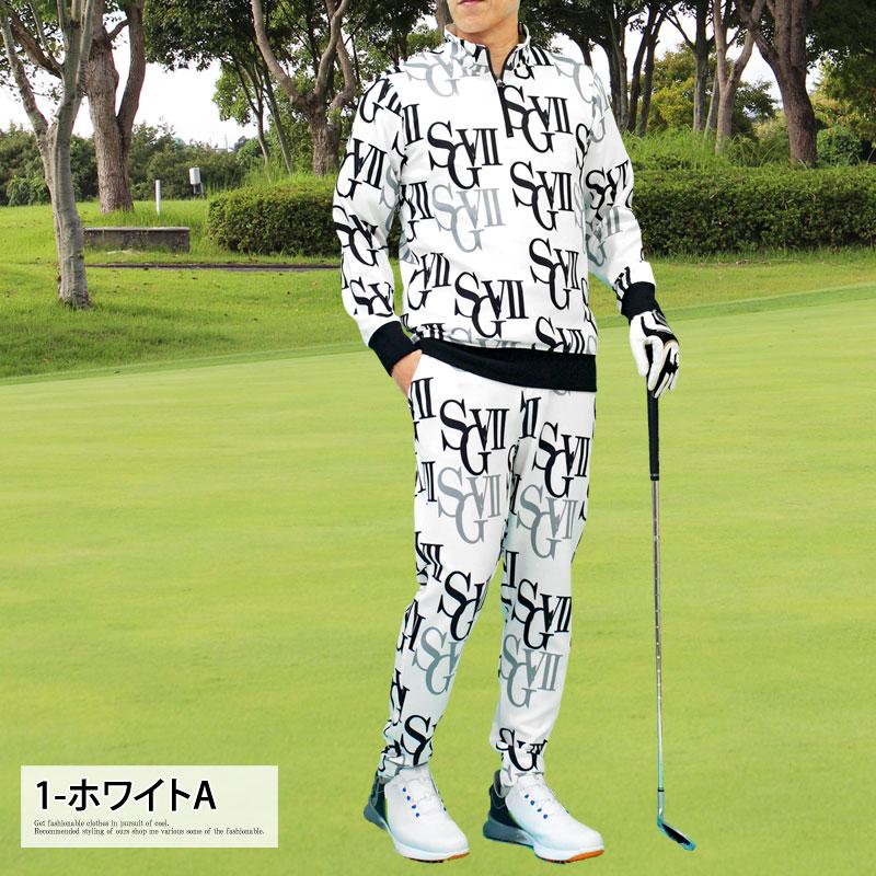 MARK & LONA ハーフジップ ゴルフウェア 40 ゴルフ ハーフジップ トレーナー メンズ ゴルフウェア GIORNO SEVEN