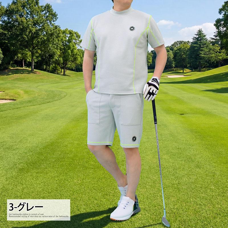 【TaylorMade】新品✨上下セット　春夏ゴルフセットアップ　インナー付 ゴルフセットアップ メンズ 上下セット ゴルフウェア GIORNO SEVEN