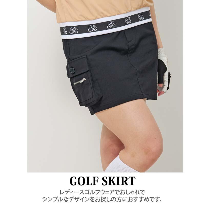 ゴルフスカート レディース ゴルフウェア gs GOLF インナーパンツ付