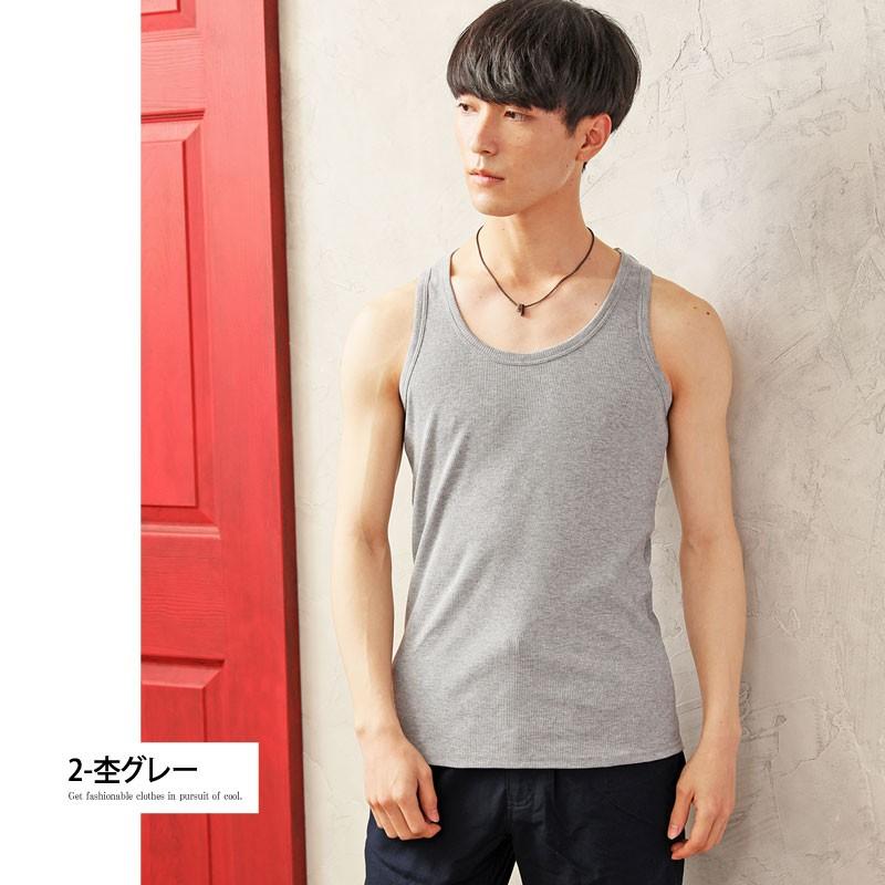 タンクトップ メンズ 無地 メンズタンクトップ ノースリーブ インナー テレコ Tシャツ カットソー トップス メンズファッション T Shirt 10 Topism Topism トップイズム メンズ通販 通販 Yahoo ショッピング