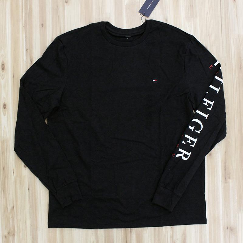 TOMMY HILFIGER トミー ヒルフィガー スリーブロゴワンポイントフラッグロングTシャツ ロンT クルーネック 78j9705 メンズ ロゴ トップス 長袖｜topism｜11