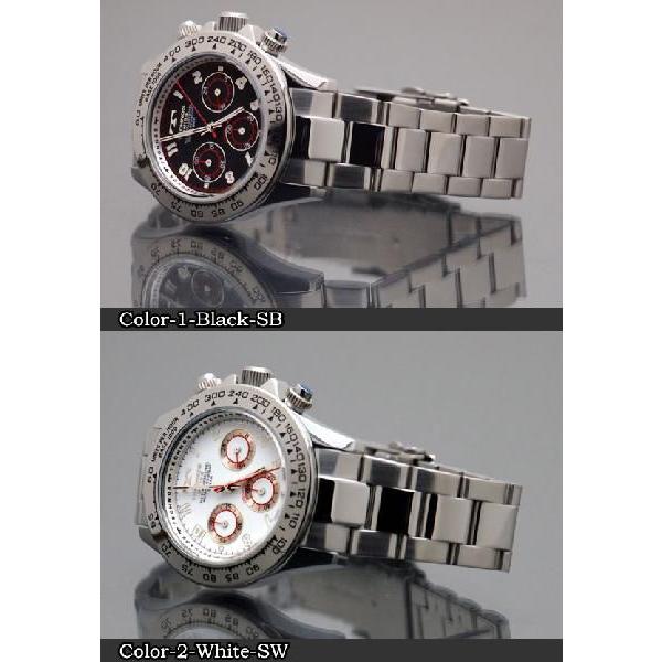 腕時計 メンズ TECHNOS クロノグラフ 10気圧防水 新作 2012｜topism｜02