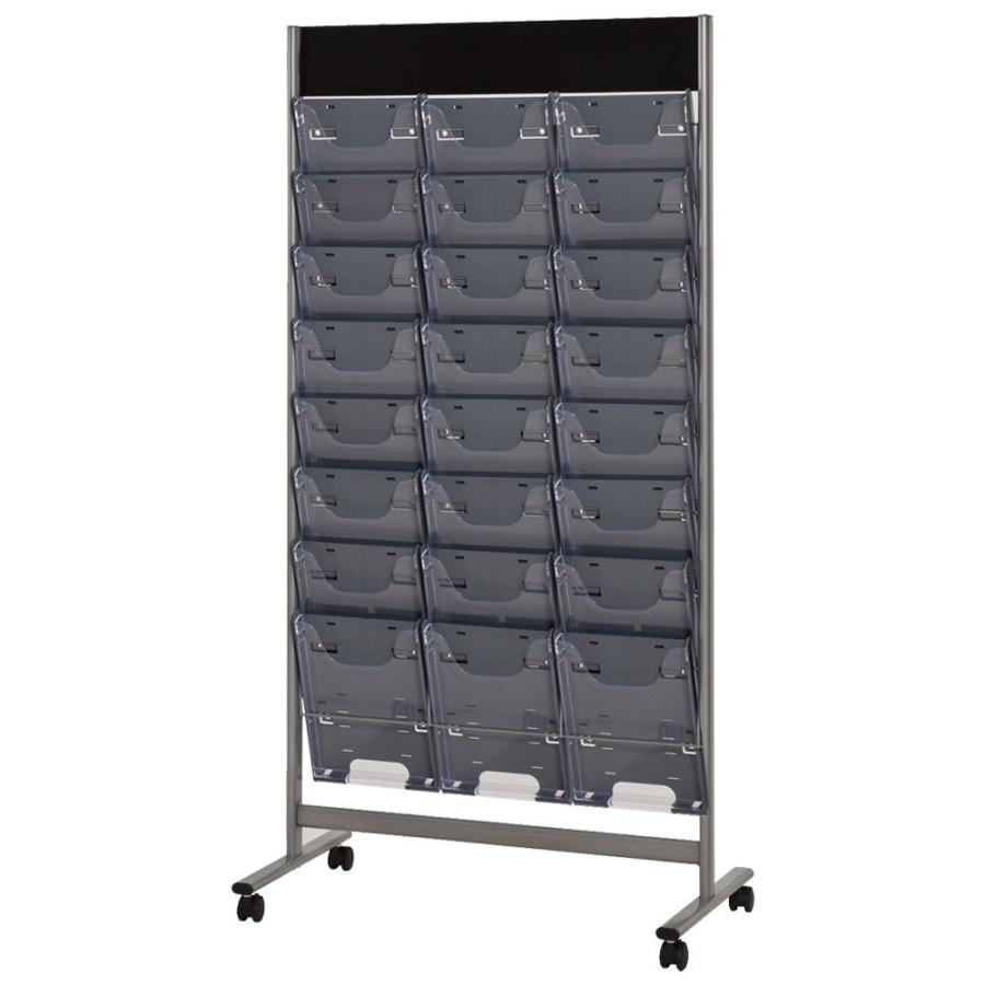 車上渡し】ミヅシマ工業 パンフレットスタンド NPF-C308 8段x3