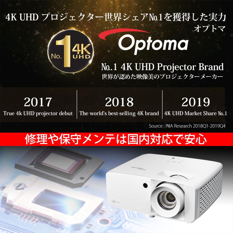 軒先渡し】Optoma オプトマ 4000ルーメン フルHD レーザーDLP