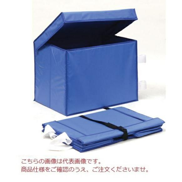 金沢車輛　アウトドア用折り畳み箱(大)フタ付　BOX-307D 車上渡し】金沢車輌 アウトドア用折りたたみカラーボックス（フタ付