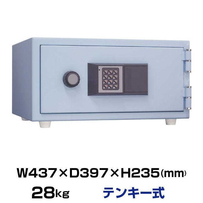 【車上渡し】日本アイエスケイ 耐火金庫 CPS-30T スカイブルー テンキー式 日本製 28kg｜topjapan2