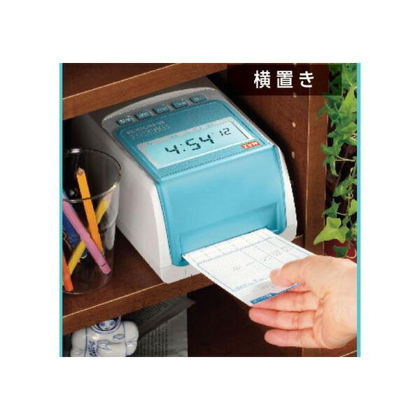 マックス（MAX） タイムレコーダー ER-110SUW/AB 抗菌仕様 電波時計