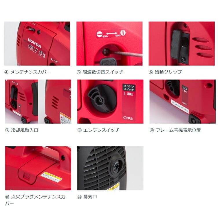 ホンダ（HONDA） 【車上渡し】ホンダ 正弦波 インバーター発電機 (定格