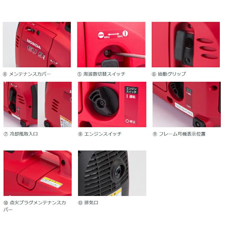 ホンダ（HONDA） 【車上渡し】ホンダ 正弦波 インバーター発電機 (定格