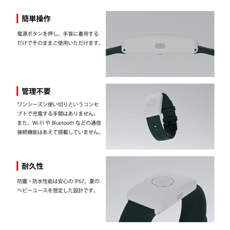 PLUS（プラス） カナリア 熱中症対策 ウォッチ HM1020 : トップ