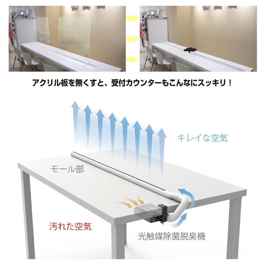TEC（TOSHIBA） 光触媒除菌・脱臭機能付き KALTECH(カルテック) テーブルエアー KL-T01-M-K (ブラック ...