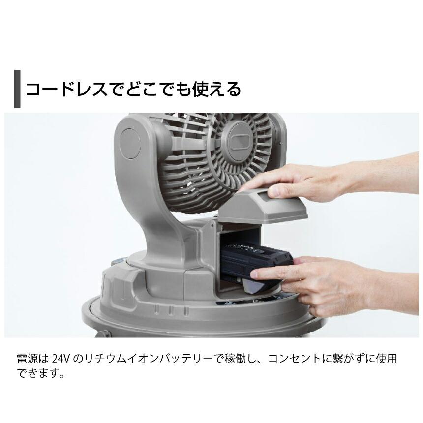 昭和商会 SHOWA 小型 コードレス ミストワークファン N25-01