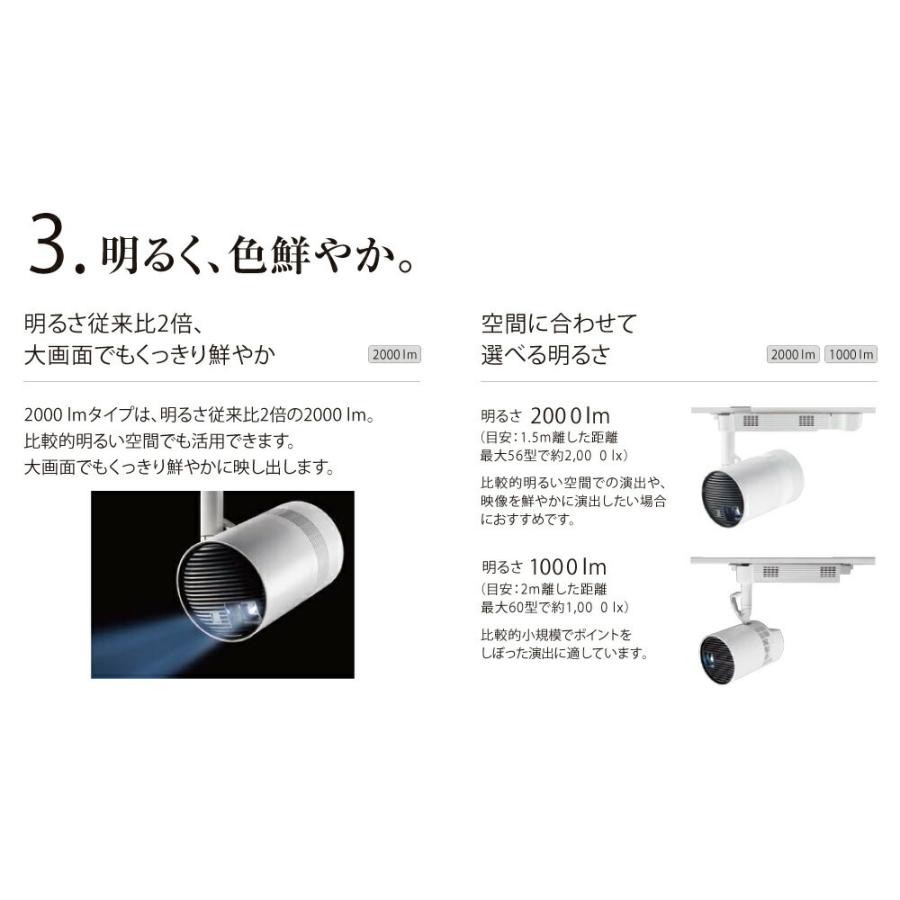 メーカー在庫限り パナソニック　スペースプレーヤー 2000lm 配線ダクト取付け型（白）NTN91002W_5