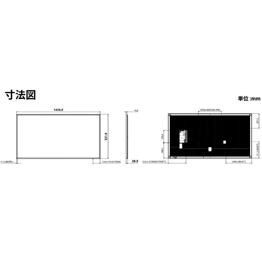 Samsung   65イン 4K 2025年製 デジタルサイネージ QM65C リモコン別売 SAMSUNG（サムスン） 【車上渡し】SAMSUNG 4K デジタルサイネージ 4K