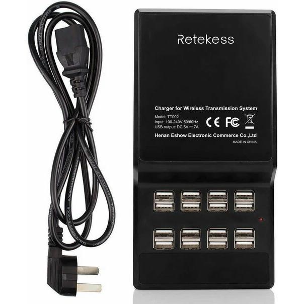 メーカー在庫限り Retekess ツアーガイドシステム TT109 (一方向送信機×1台＆受信機×15台セット＋USB充電ベース付き)