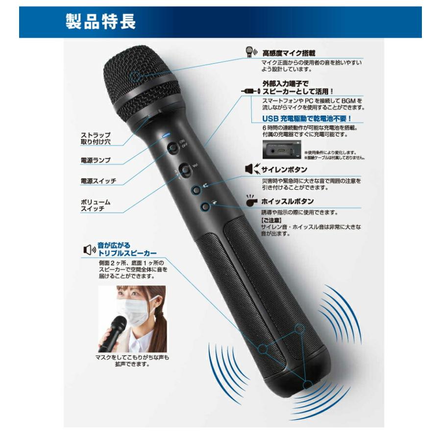 KING JIM キングジム スピーカー付きマイク SPMC-10 : トップ