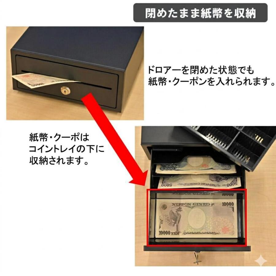 NASCO ナスコー A4サイズ小型 キャッシュドロアー (6硬貨＋棒金