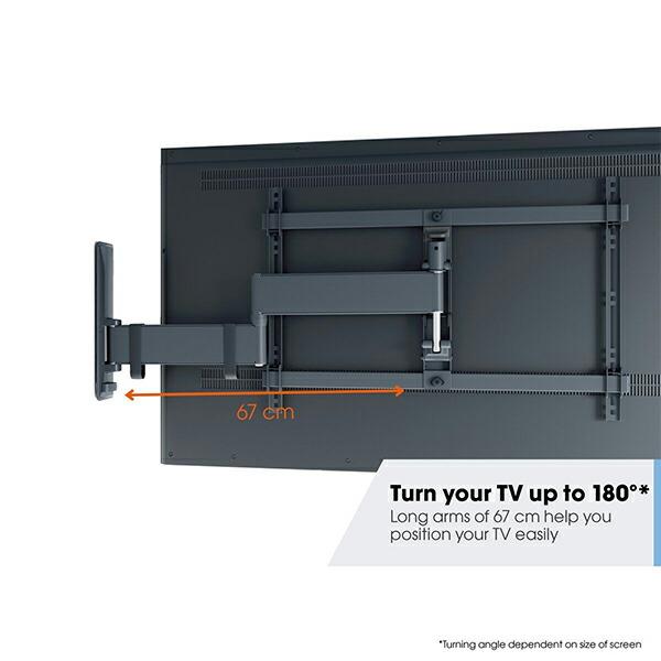 予約受付(納期未定)【軒先渡し】Vogel's ボーゲルズ ディスプレイ壁付ハンガー 首振りタイプ TVM3645の画像