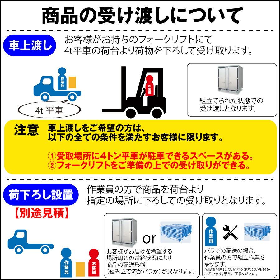 フォークリフト必須】イーエムウメムラ 組立式コンテナ UC201-17S