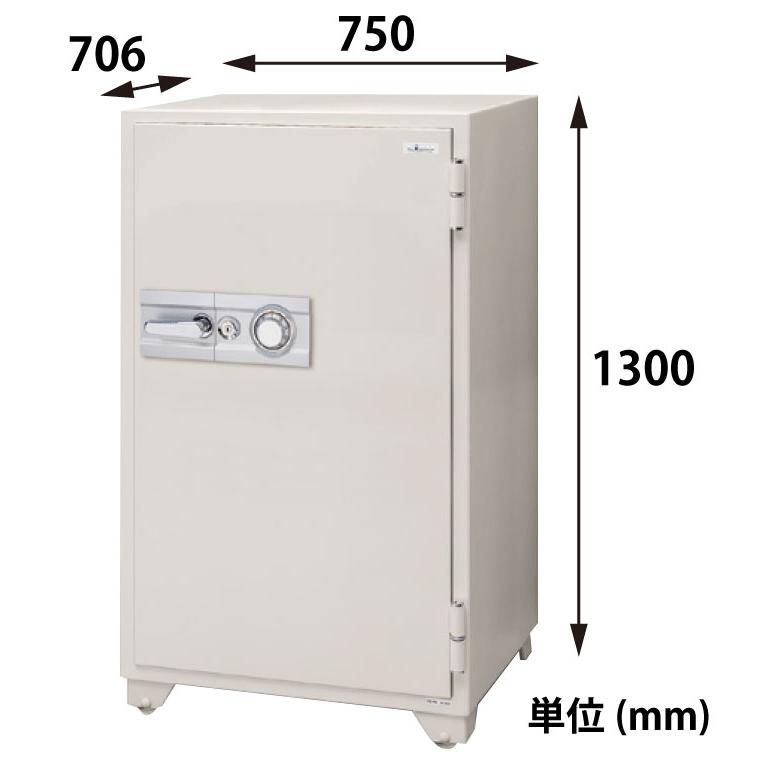 【設置見積必要商品】エーコー 耐火金庫 703DKG ダイヤル式 業務用 350kgの画像