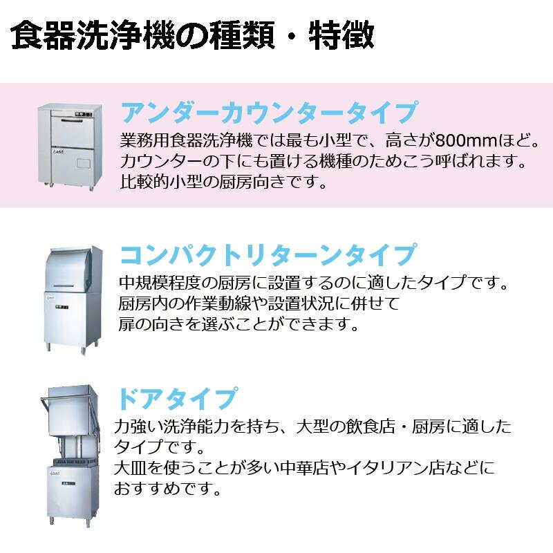 車上渡し】業務用食器洗浄機 シェルパ DJWE-300 アンダー 車上渡し】業務用食器洗浄機 シェルパ DJWE-300 アンダー