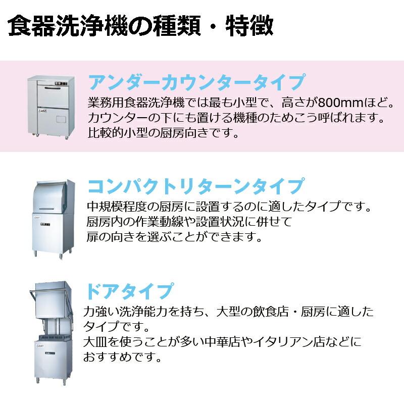 【車上渡し】業務用食器洗浄機 シェルパ DJWE-300 アンダーカウンタータイプ 1年保証付