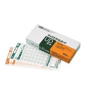 マックス（MAX） タイムカード ERUD UDカード 1箱 : オフィス店舗用品