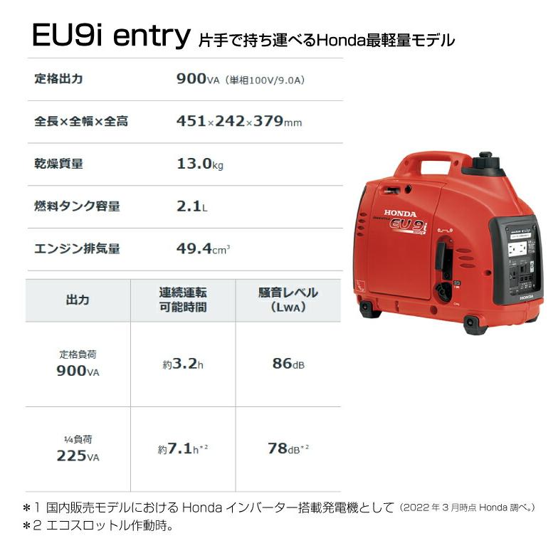 ホンダ 【車上渡し】ホンダ HONDA 正弦波 インバーター発電機