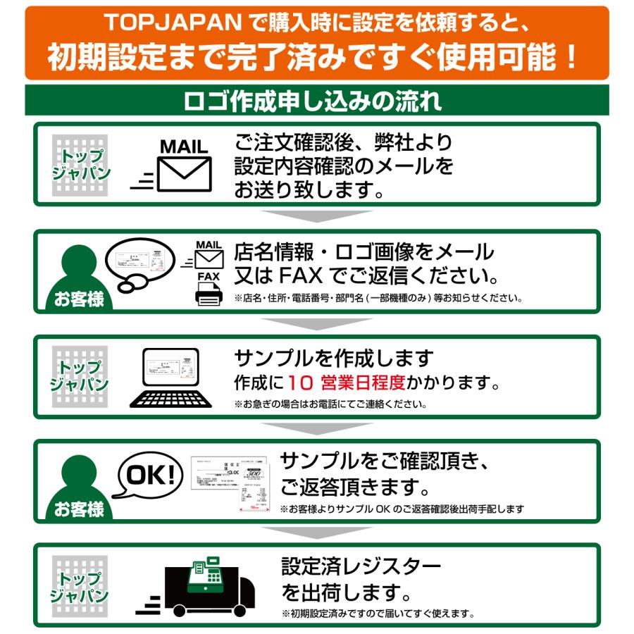 レジスター 本体 東芝テック TEC FS-770 ホワイト ロール紙10巻付  2シート｜topjapan｜04