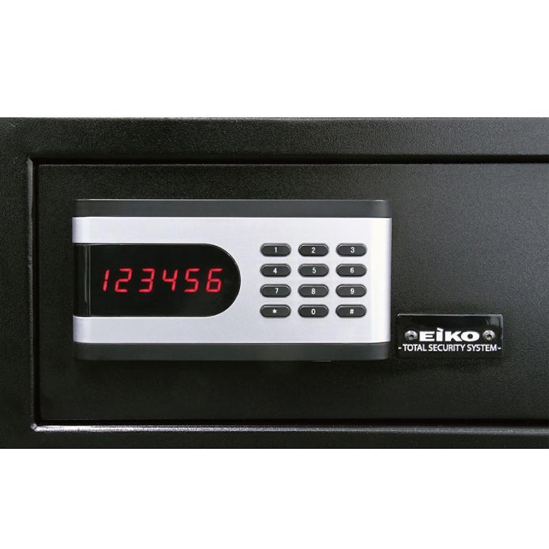 EIKO K-BE800N テンキー式金庫 セーフティボックス 鍵付 ほぼ未使用 エーコー（EIKO） テンキー式 金庫 客室用保管庫 ホテルセーフ K-BE800