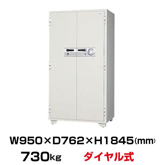 【車上渡し】日本アイエスケイ 耐火金庫 KC34-2DKS ダイヤル式 日本製 業務用 730kg