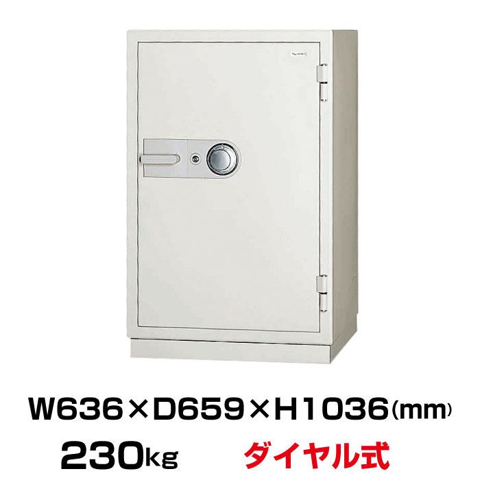 【車上渡し】日本アイエスケイ 耐火金庫 KC52-2D ダイヤル式 日本製 業務用 230kg