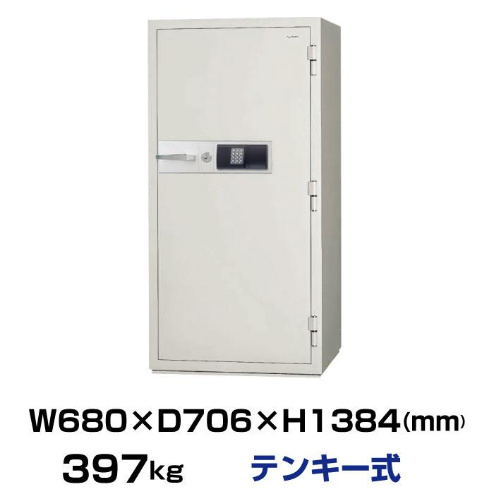日本アイエスケイ 耐火金庫 KCJ53-2ER テンキー式 日本製 業務用 395kg