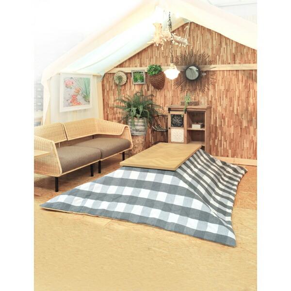 東谷 薄掛コタツ布団 正方形(KK-165BL) メーカー在庫品 東谷 KK-165BL 薄掛けこたつ布団 (正方形) : オフィス店舗用品トップ