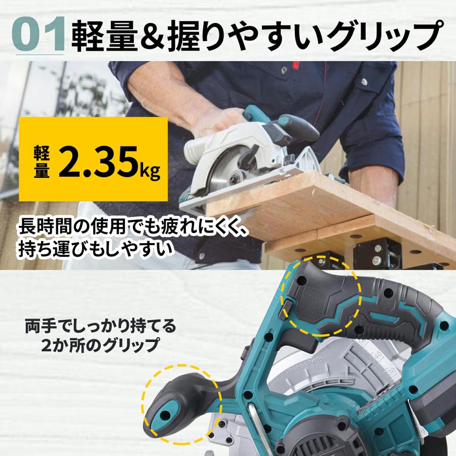 TOOLS LIFE 丸ノコ (バッテリー・充電器付) LCC777-1 : オフィス店舗