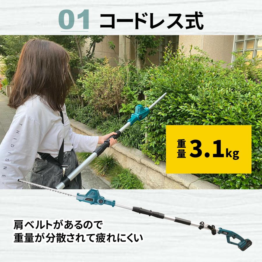 TOOLS LIFE 高枝ヘッジトリマー (バッテリー・充電器付) LCGS777 TOOLS LIFE 高枝ヘッジトリマー (バッテリー・充電器付) LCGS777