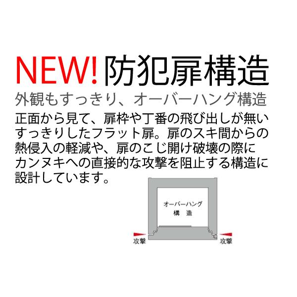 エーコー（EIKO） 搬入設置料金込み マルチロック式 耐火金庫 OSD-FE
