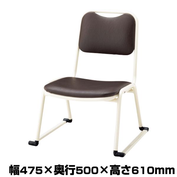 寺社仏閣用 スタッキングチェア RZP-NT23L 幅47.5cm×奥行50cm×高さ61cm