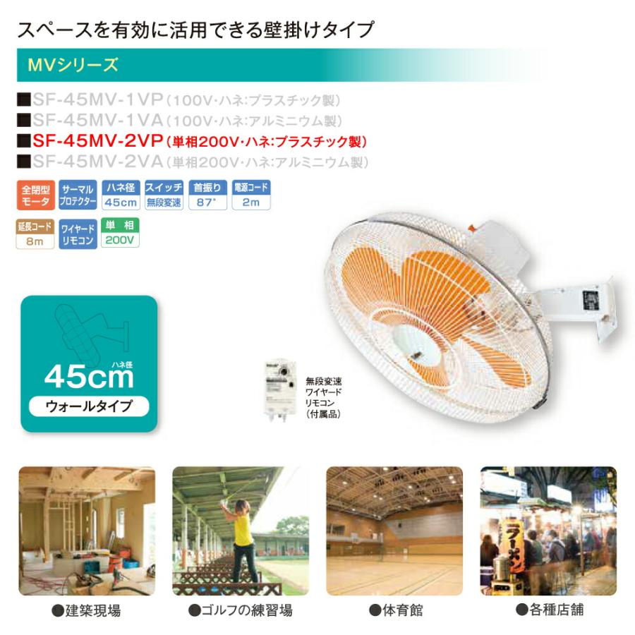 スイデン（Suiden） 【車上渡し】スイデン SF-45MV-2VP 工場扇