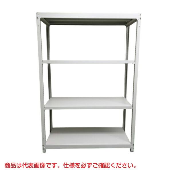 【車上渡し】明興関包スチール 軽中量ボルトレスラック(耐荷重200kg・アイボリー・6段）SR20-6445-6_1