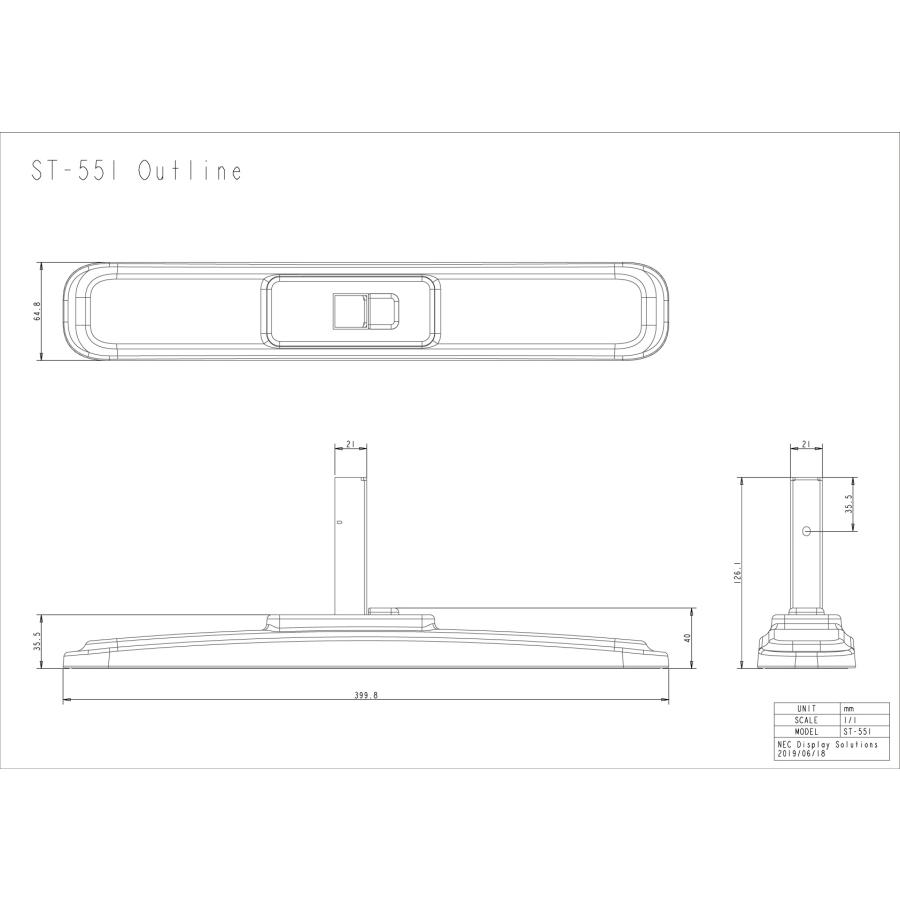 NEC デジタルサイネージ 自立スタンド ST-551｜topjapan｜02