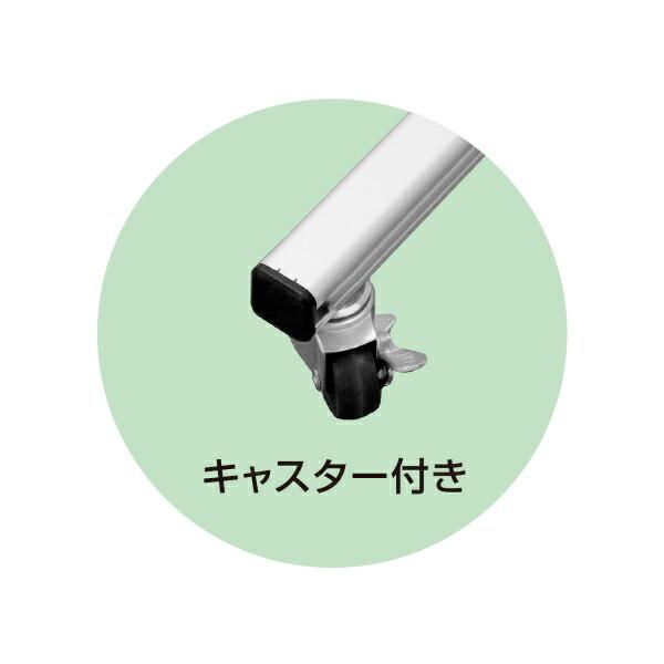 常磐精工 トールパーテーション1200X600 キャスター付 (ホワイトボード) THBP1200X600WBK_2