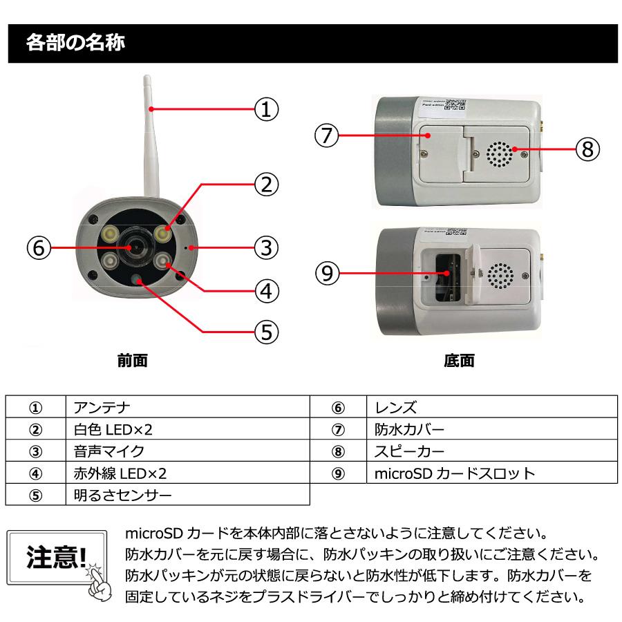 TOSHIN DENKI 録画機能搭載防雨型センサーライトカメラ TSD-RUSD206T｜topjapan｜04