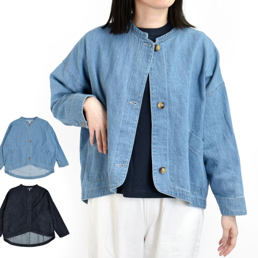 Bliss bunch（ブリスバンチ） デニムジャケット ラウンドヘムJKT R751