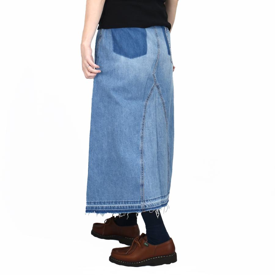 リメイク古着　デニム　ロングスカート デニムリメイクロングスカート #デニムリメイク #デニムリメイク
