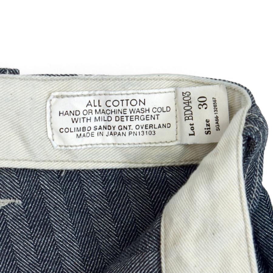 コリンボ COLIMBO パンツ Coalwood Painter Pants Indigo Herringbone 