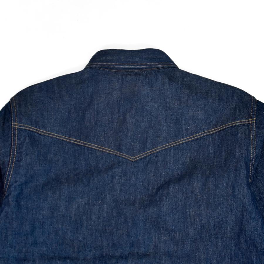 DELUXEWARE デニムシャツ Medium DELUXEWARE 多くの方に愛されて10年あまり☆人気のある定番タイト